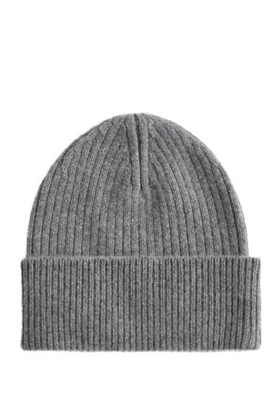 OYSHO 100% CASHMERE KNIT - Čiapka - light grey