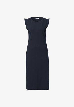 Street One Studio, MIDIKLEID MIT RUNDHALS IN UNIFARBE - Jersey dress - maritime blue