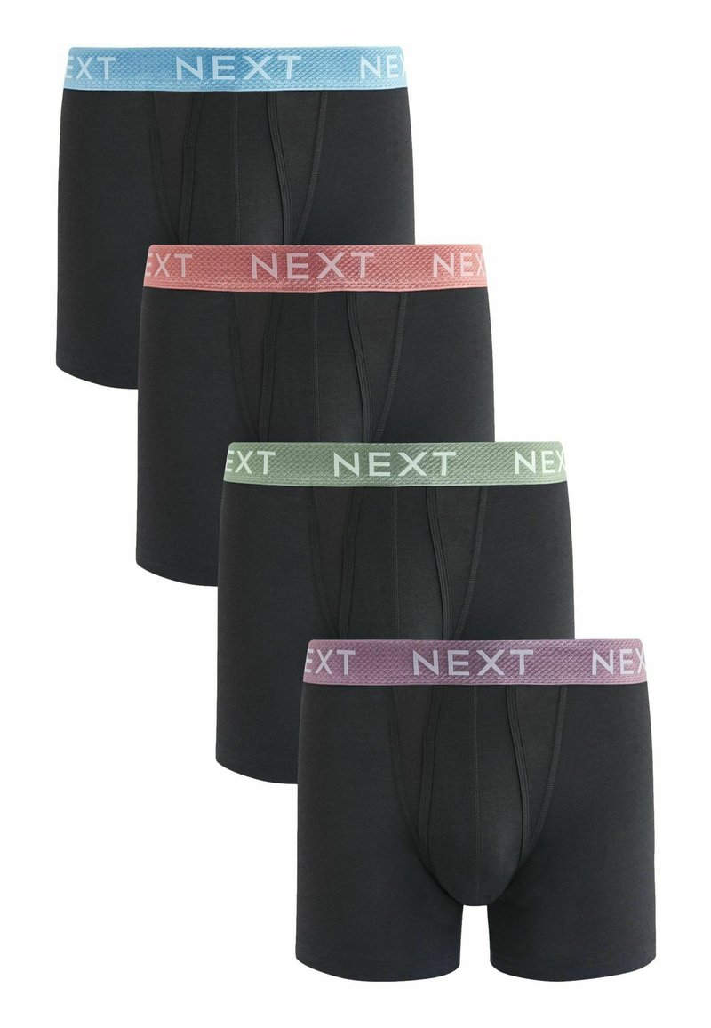 Next A FRONTS 4 PACK - Boxers - bamboo black metallic waistband