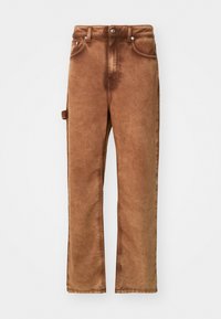 PANTALONE TASCHE - Blugi loose fit - coccio