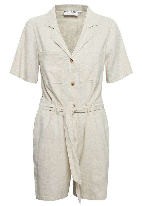 PZLUCA - Jumpsuit - sandshell melange2