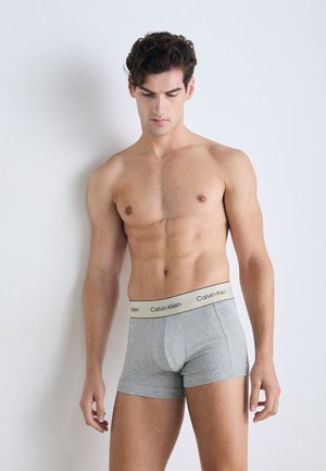 TRUNK 3 PACK - Uske bokserice - oyster gray/grey heather/white