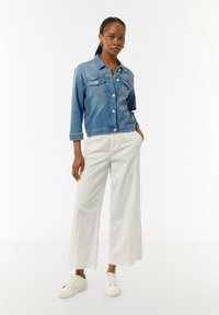 comma casual identity MIT 3/4-ÄRMEL - Jeansjacke - blau