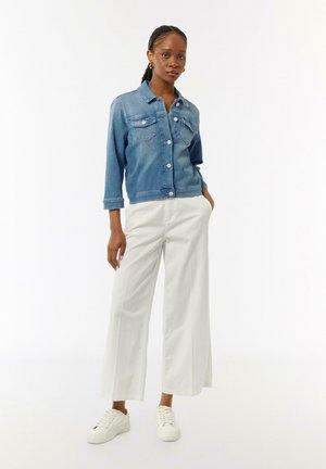 comma casual identity MIT 3/4-ÄRMEL - Denim jacket - blau