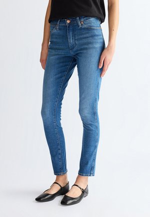 Wrangler POCKET SIENNA - Vaqueros slim fit - royal blue