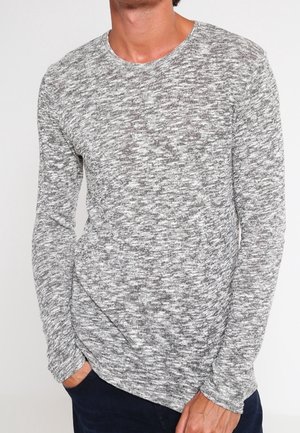 Strickpullover - mottled grey
