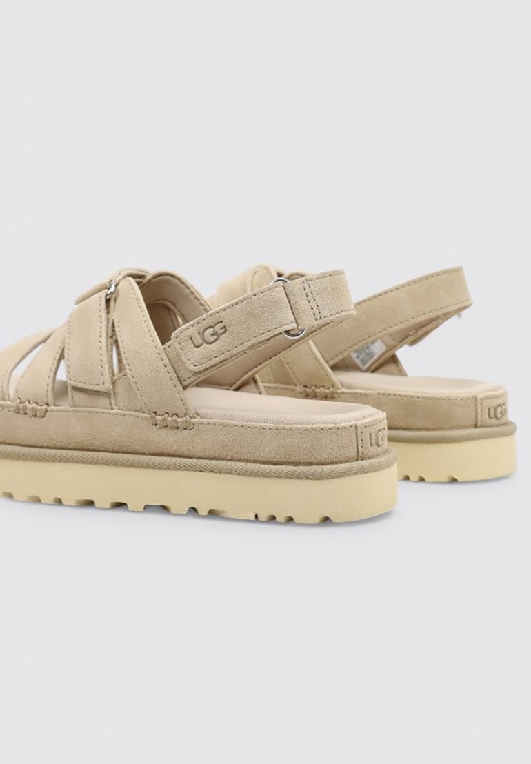 靴 UGG Goldenstar Gleam 22cm CHE UGG GOLDENSTAR GLEAM - Sandali con plateau - beige - Zalando.it