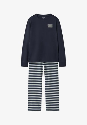 NKMRAMEL NIGHT SET BOX - Pižamos komplektas - navy blazer