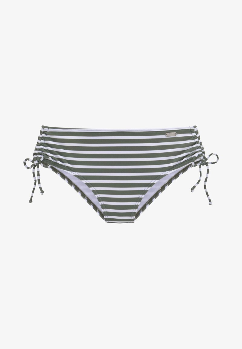 Venice Beach Bikini apakšdaļas - oliv gestreift