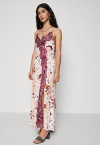 YAS Petite YASTHENA STRAP ANKLE DRESS - Maksi suknelė - cream pink