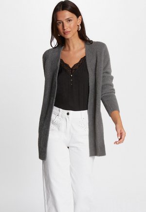 Morgan WITH FLUFFY  - Gilet - gris moyen