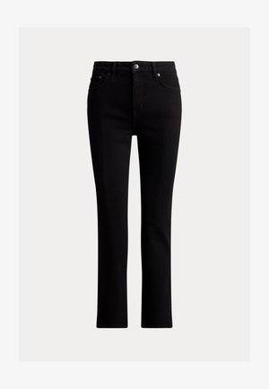 Lauren Ralph Lauren, HIGH RISE SLIM STRAIGHT JEAN - Slim fit jeans - black wash
