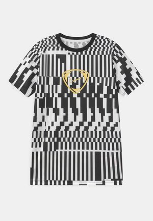 DRY UNISEX - Triko s potiskem - white/black/saturn gold