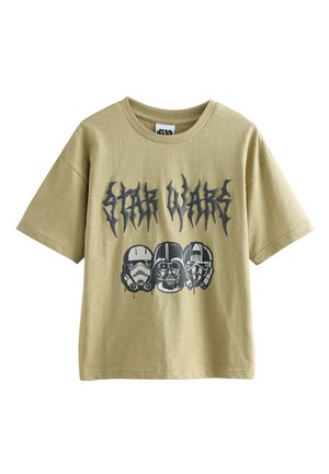 Next LICENSED STAR WARS - REGULAR FIT - T-Shirt print - green