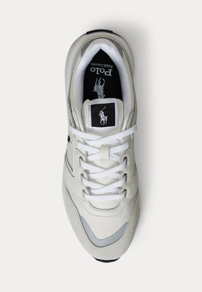 Polo Ralph Lauren TRAIN SUEDE-PANELED SNEAKER - Baskets basses - white