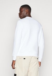 Calvin Klein OVERLAY BOX LOGO - Sweatshirt - bright white