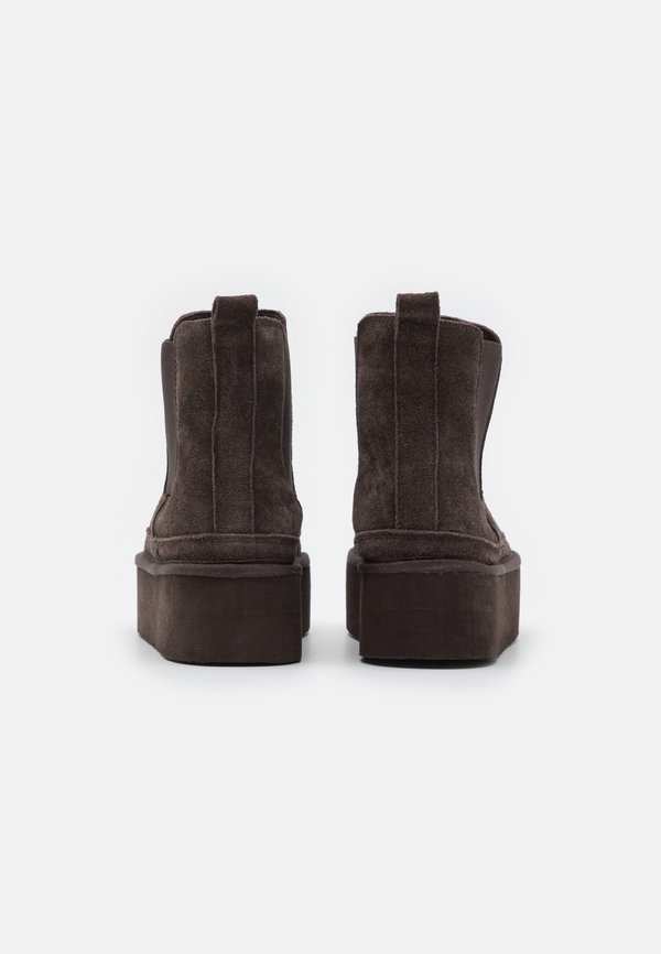 LEATHER  - Platform ankle boots2