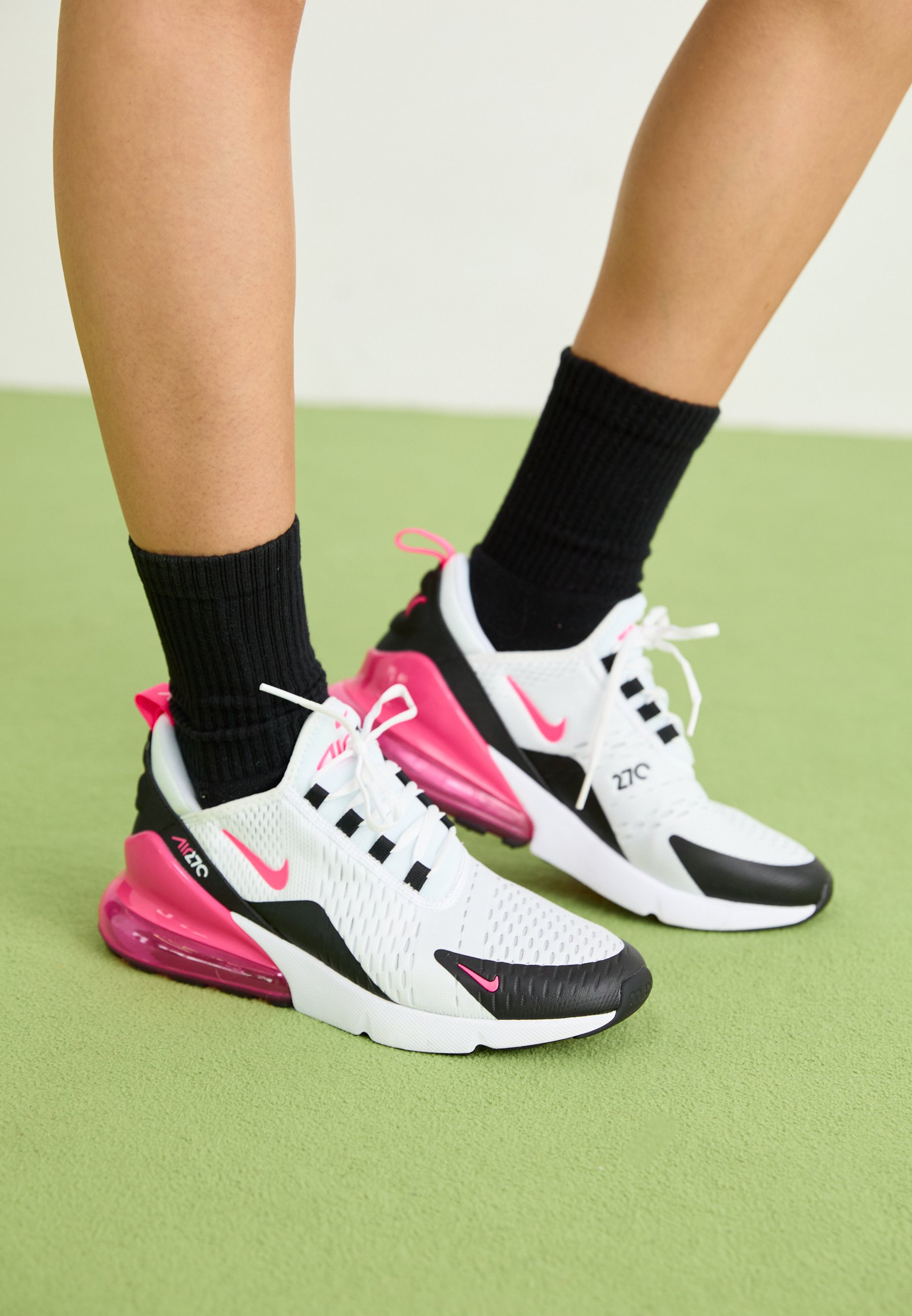 Nike Sportswear AIR MAX 270 - Trainers - white/hyper pink