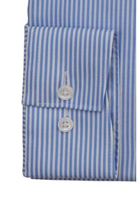 OLYMP LUXOR COMFORT FIT  LANGARM STREIFEN MITTEL  - Hemd - dunkelblau