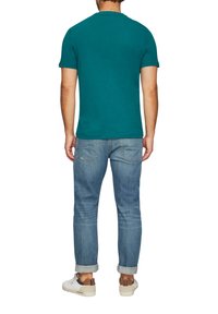 s.Oliver MIT PRINT - T-shirt print - petrol