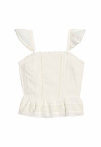 Marks & Spencer FRILLED - Top - ivory