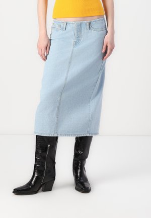 DONATELLO - Jeansrock - light blue