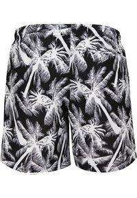 Urban Classics PATTERN - Fürdőnadrág - palm/white