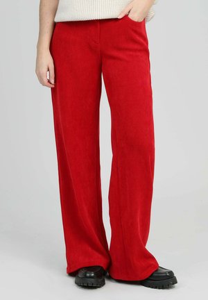 PERDY - Pantalon classique - rouge