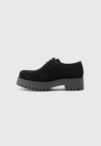 Elegantni čevlji z vezalkami - black
