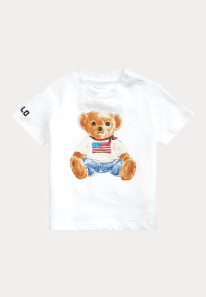 Polo Ralph Lauren, POLO BEAR COTTON JERSEY T-SHIRT - T-shirt print - white