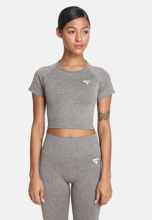 TOUGHER SEAMLESS SPORT - Športne majice - light brown