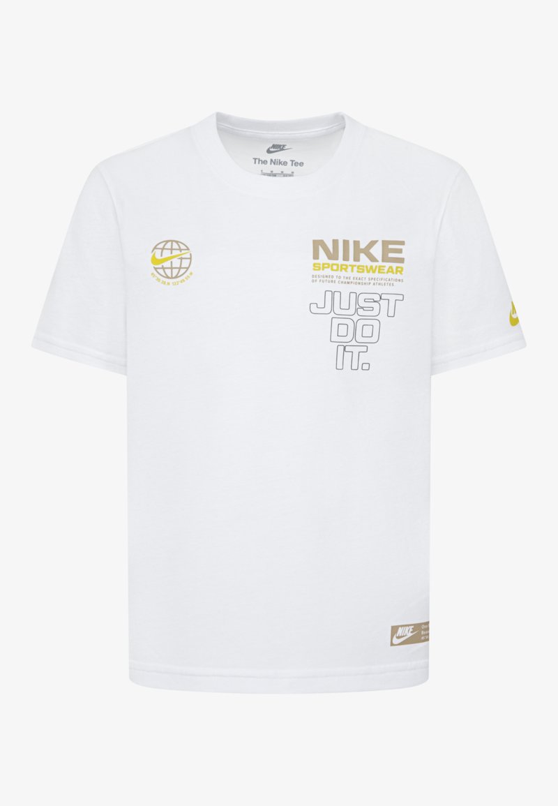 Nike Sportswear GLOBE - Marškinėliai su spaudiniu - white