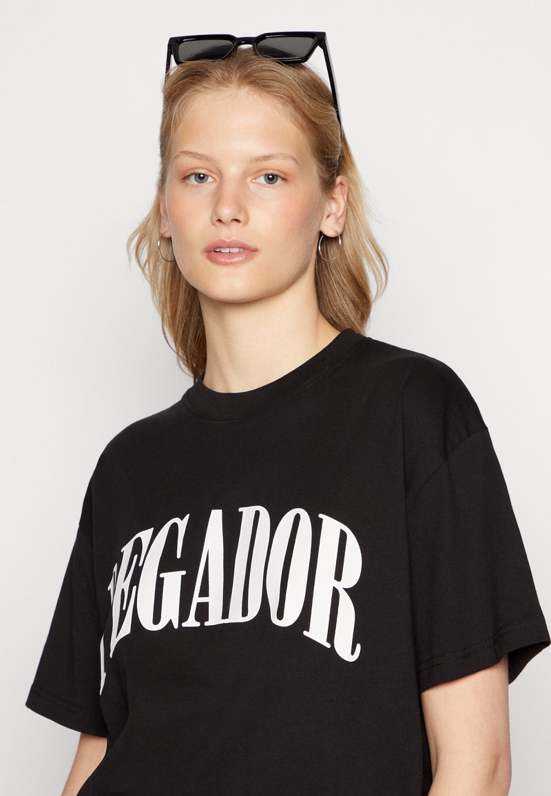 Damen T-Shirts | Pegador MIAMI TEE FLAMINGO T-Shirt print black/flamingo/schwarz - RD74722 Damen T-Shirts | Pegador MIAMI TEE FLAMINGO T-Shirt print black/flamingo/schwarz - RD74722