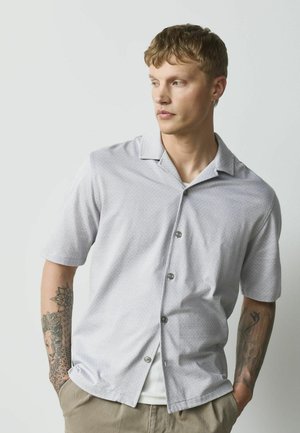 Next, REGULAR FIT - JERSEY GEOMETRIC PRINT SHIRT - Hemd - grey
