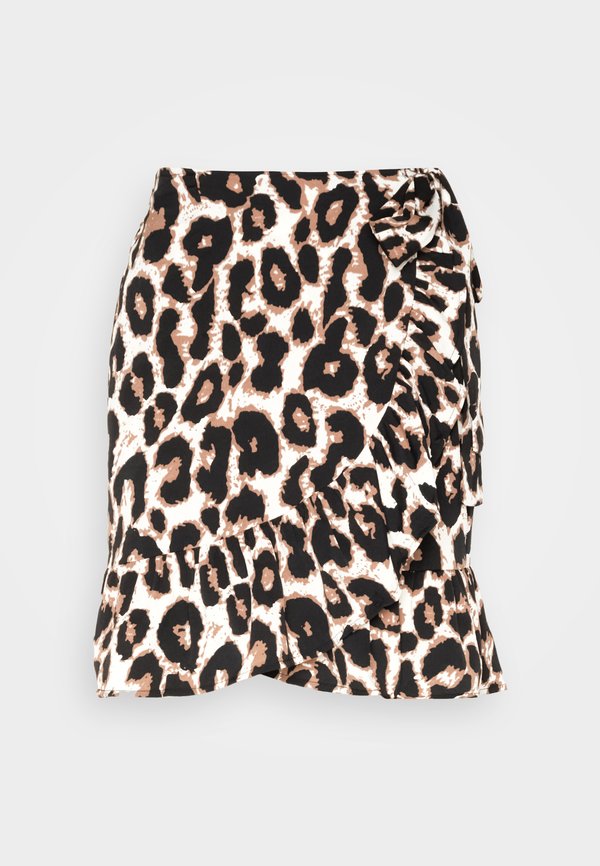 ONLOLIVIA WRAP SKIRT - Mini skirt - cloud dancer4