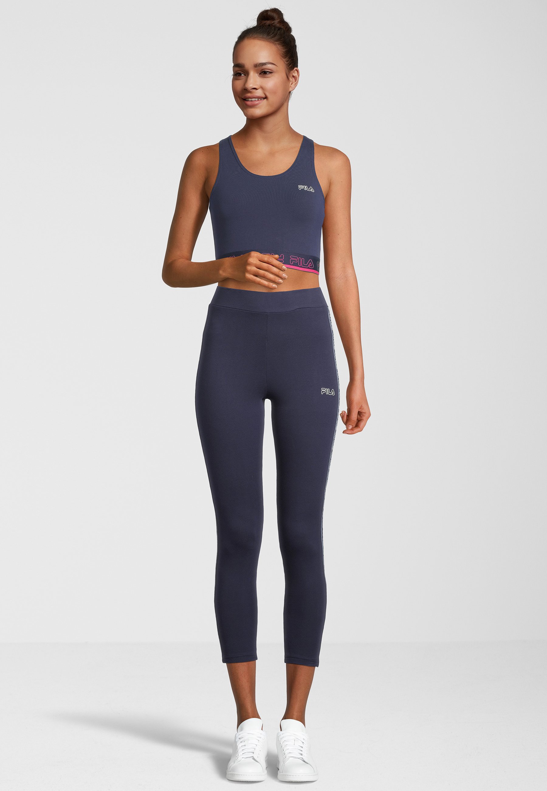 Fila Leggings - dark blue/blu scuro - Zalando.it