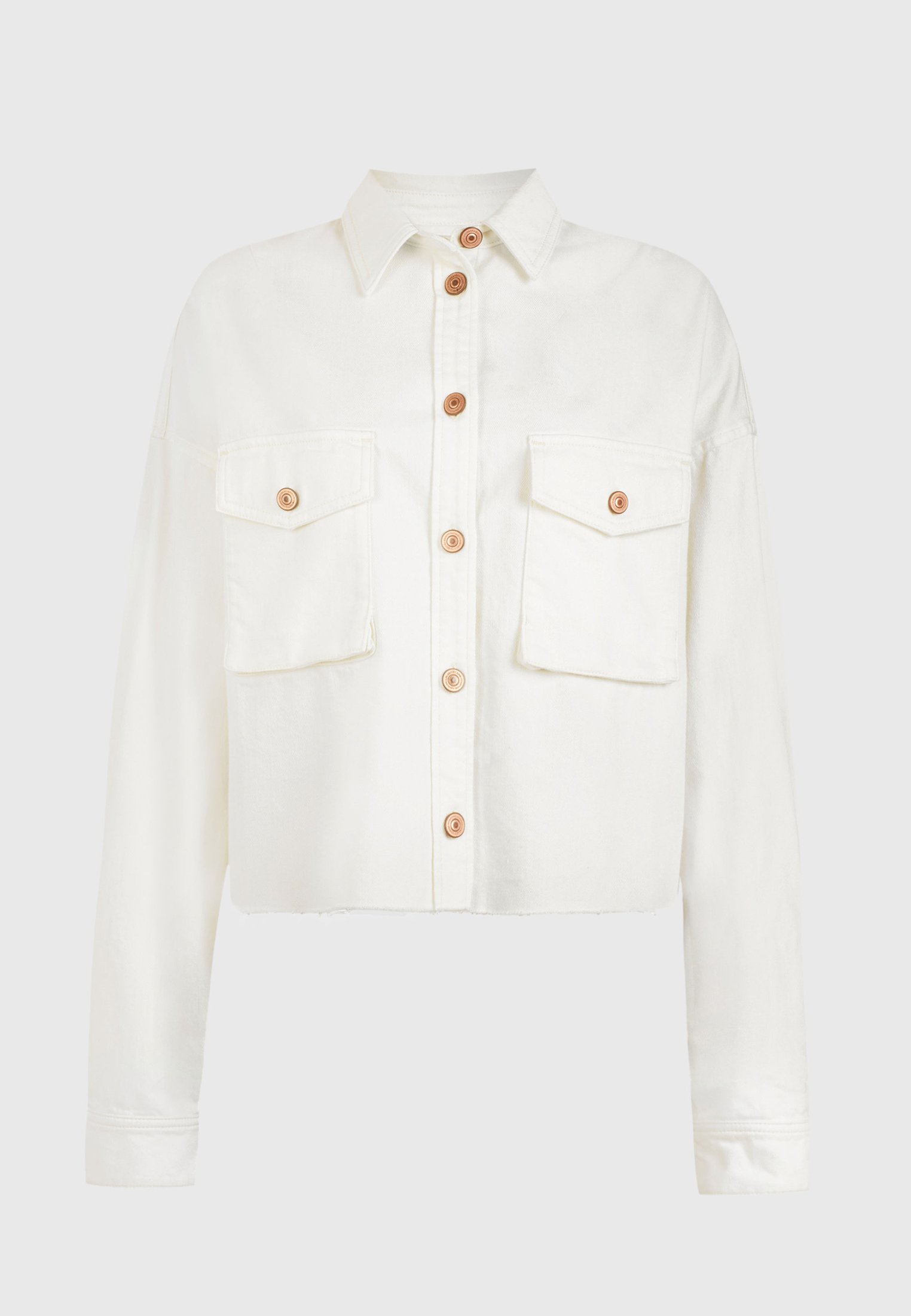 Jeansjackor | Dam | Köp din jeansjacka online på Zalando.se Croppad jeansjacka Naturvit DAM | H&M SE