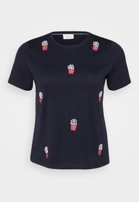 CARKITA LIFE FOOD TEE  - T-shirts med print - night sky