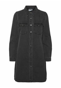VMJENNIE SHORT DRESS - Denimkjoler - black denim