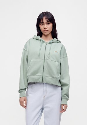 Dickies, OAKPORT ZIPPED HOODIE - Zip-up sweatshirt - jadeite