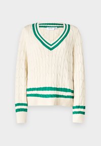 Seleccionado, birch/ultramarine green contrast