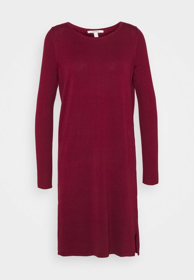 Jumper dress - bordeaux red