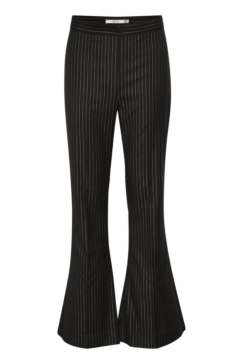 Gestuz Broek zwart-metallic