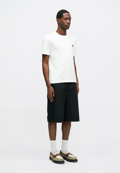 Maison Kitsuné FOX HEAD REGULAR TEE - T-paita - white