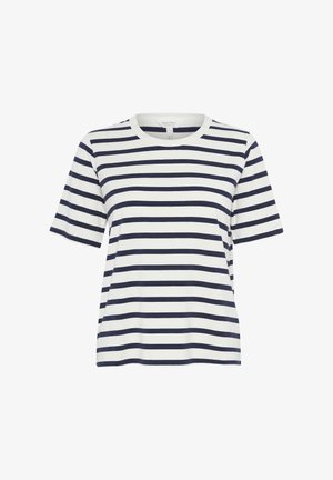 Part Two, RATANIPW TS - T-shirts print - navy and white stripe