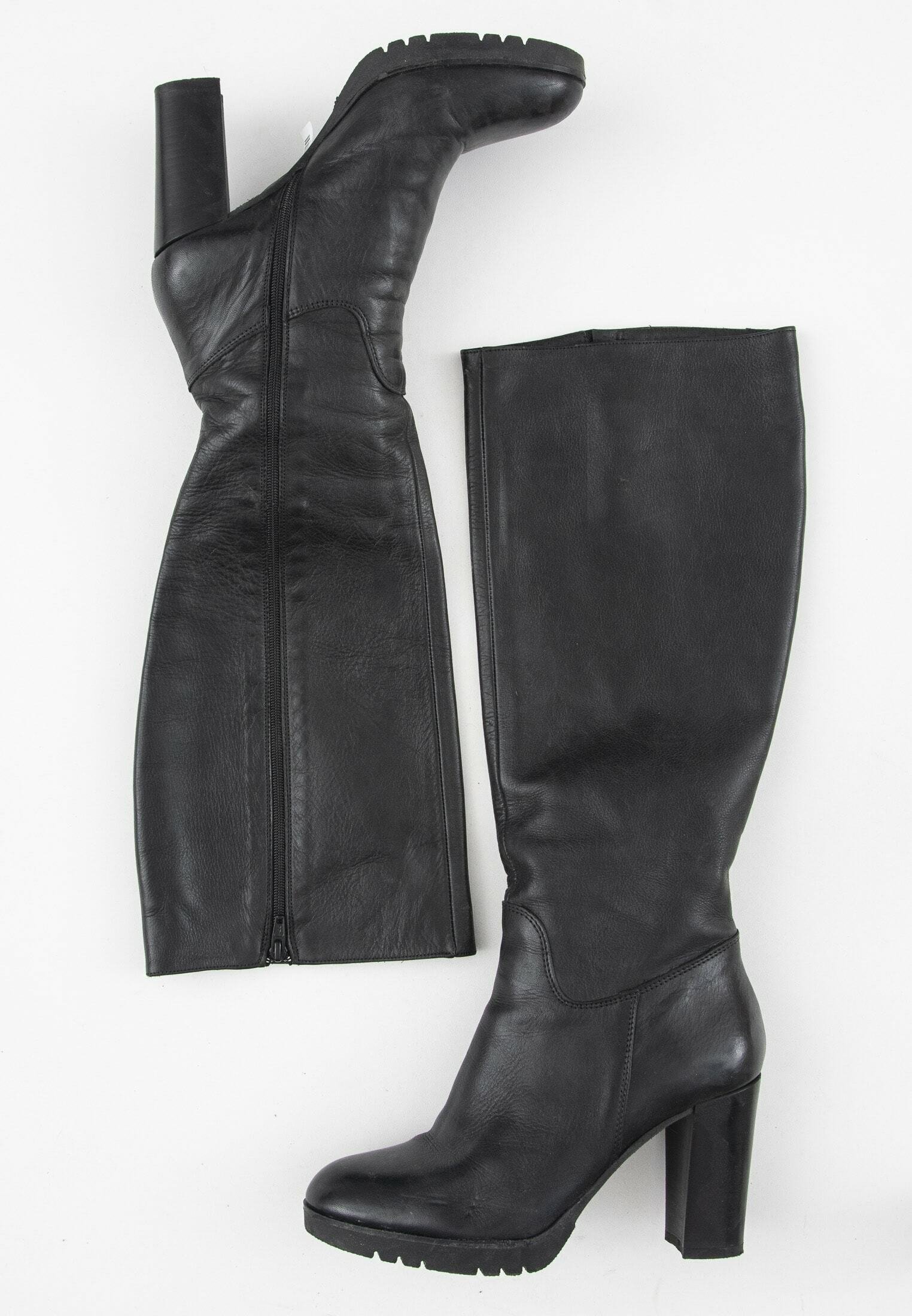 Manfield Laarzen met hoge hak - black/Zwart - Zalando.nl