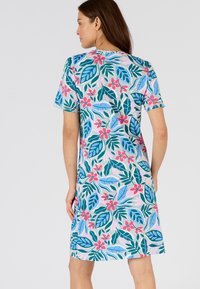 Damart PEIGNÉ - Camicia da notte - bleu feuillage