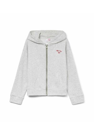 VMTRINA - Zip-up sweatshirt - light grey melange