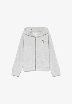 VMTRINA - Užtrauktuku užsegamas treningas - light grey melange