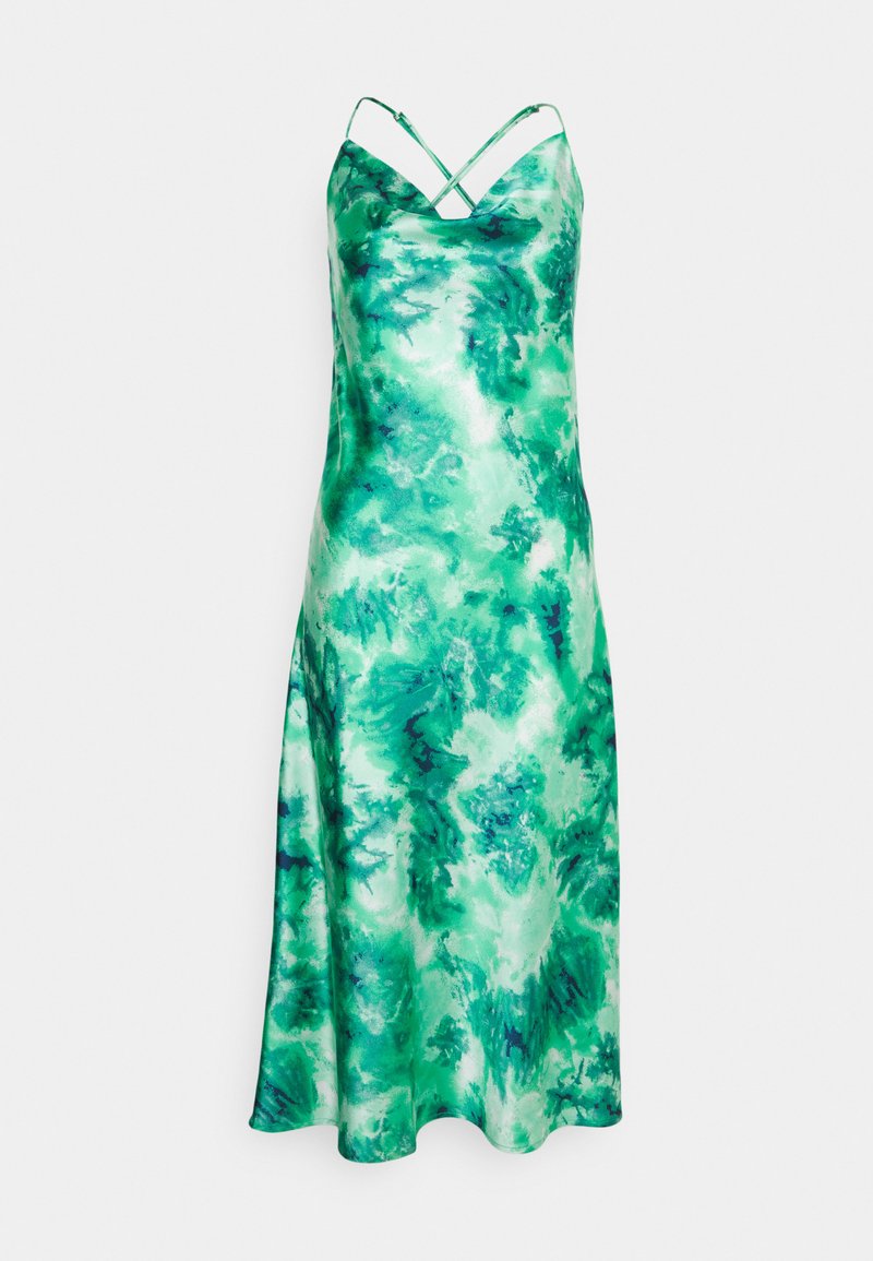 Object Petite Jurk donkergroen